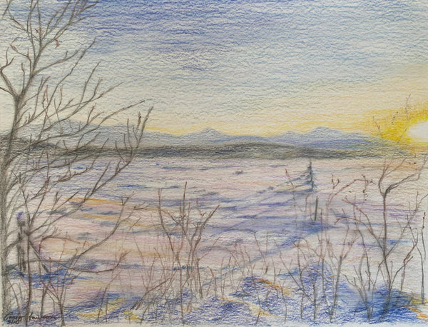 Winter Field at Dawn