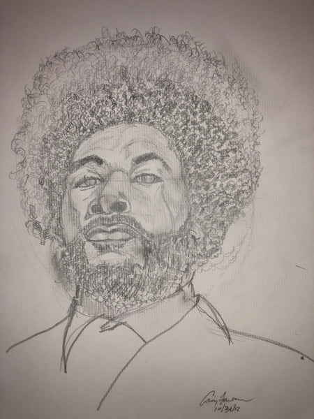 Man with Afro